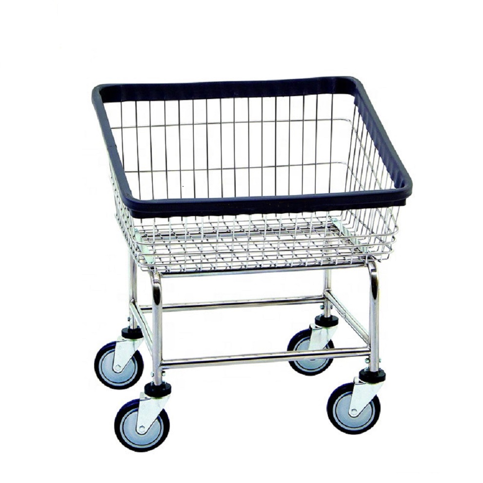Storage basket cart with wheels