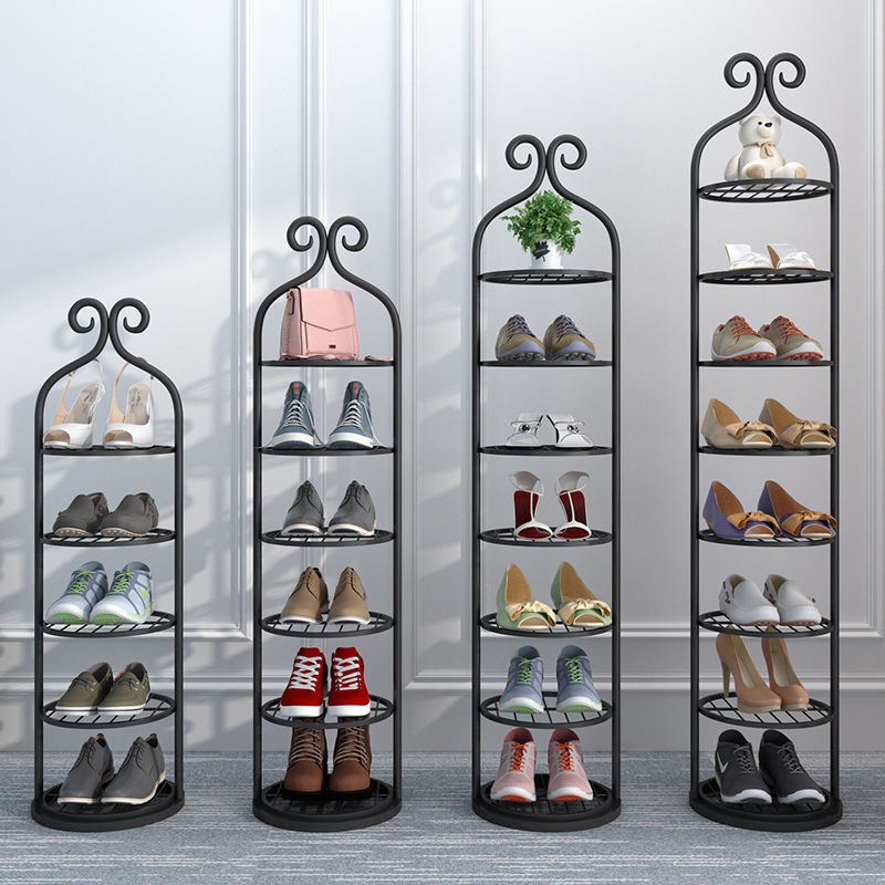 Stores and homes display shoe racks