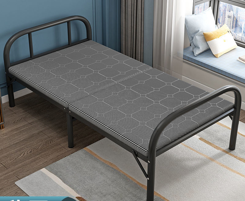 Iron bed for rent.