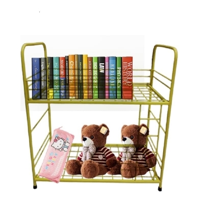 Double bed-shaped storage bookshelf