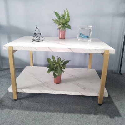Removable two-tier shelf rack