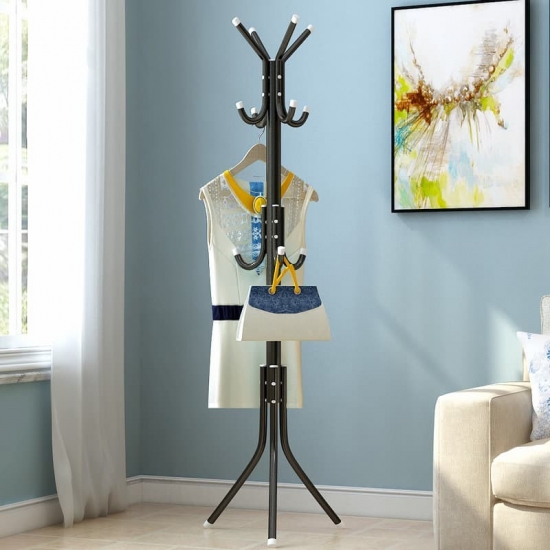 Bedroom vertical rack for clothes