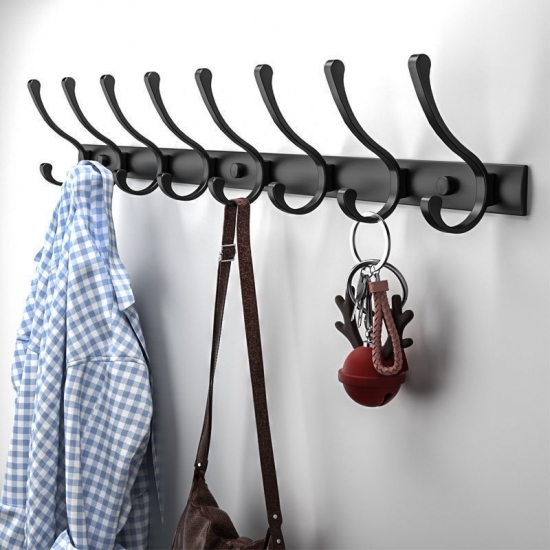 Multifunctional hook behind the door