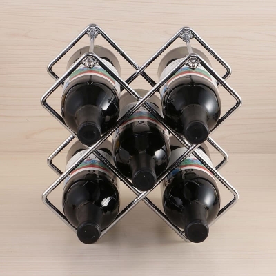 Wrought iron wine frame