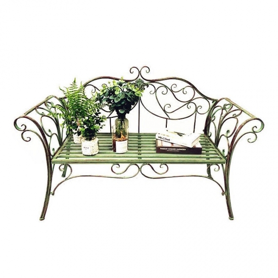  Iron double chair Indoor and outdoor