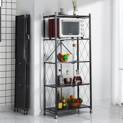 Foldable 5 tier kitchen organiser