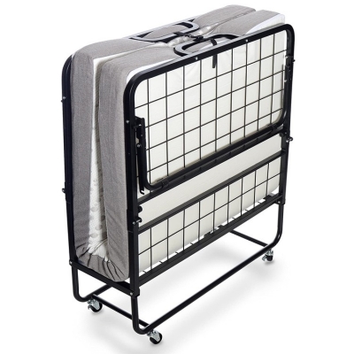 Single foldable bed for easy storage